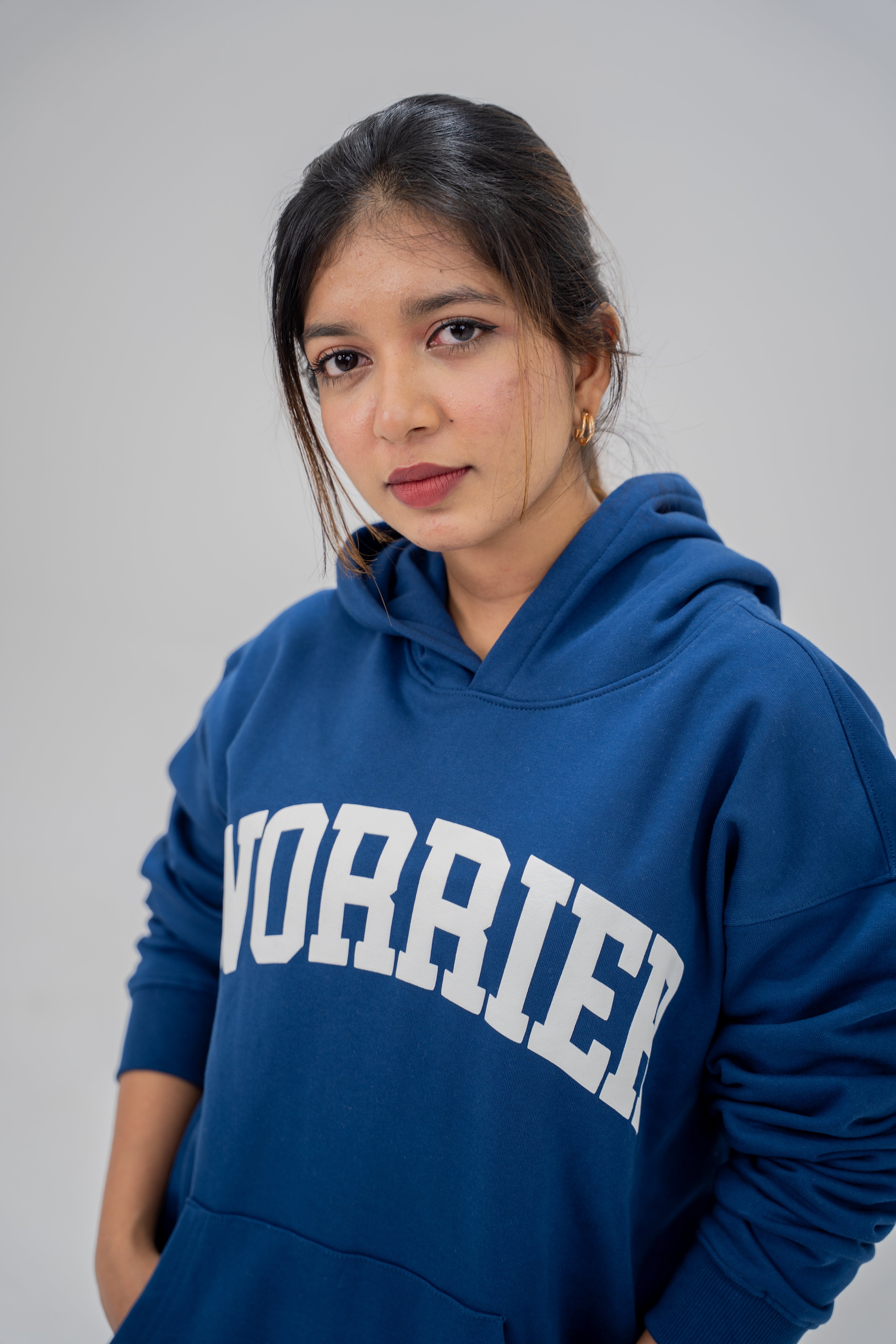 Worrier Hoodie (Diesel Blue)