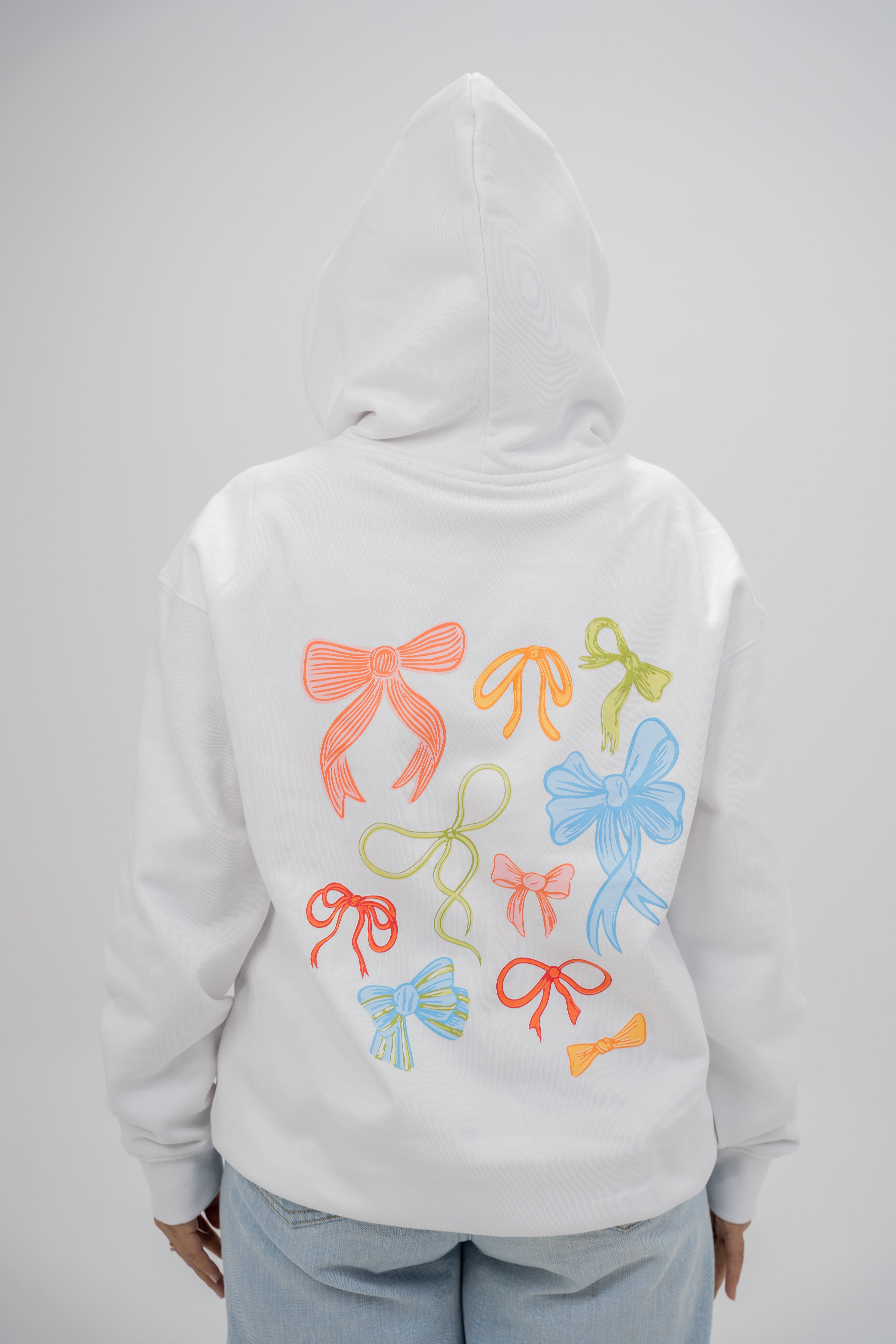 Bow Hoodie (White)