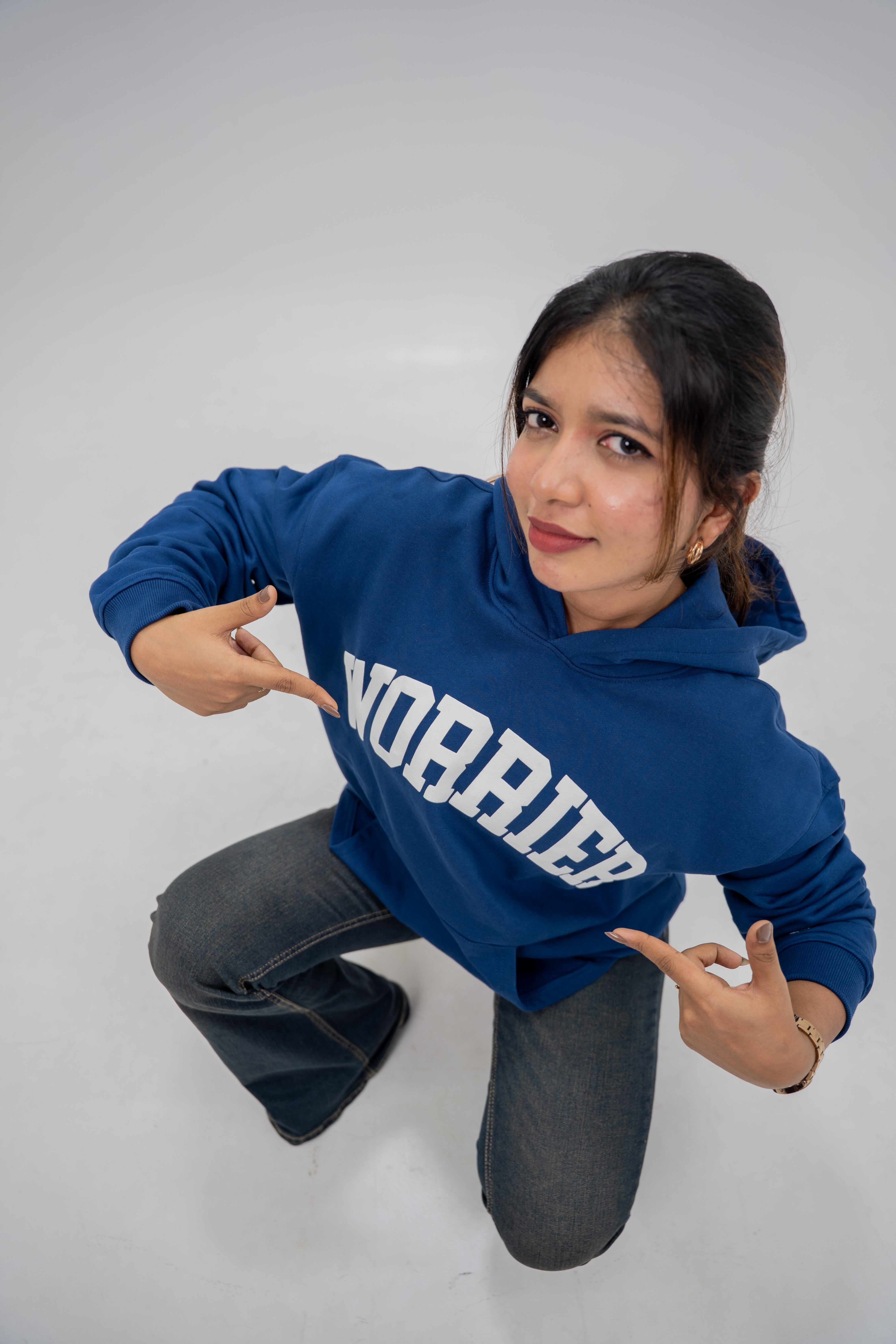 Worrier Hoodie (Diesel Blue)