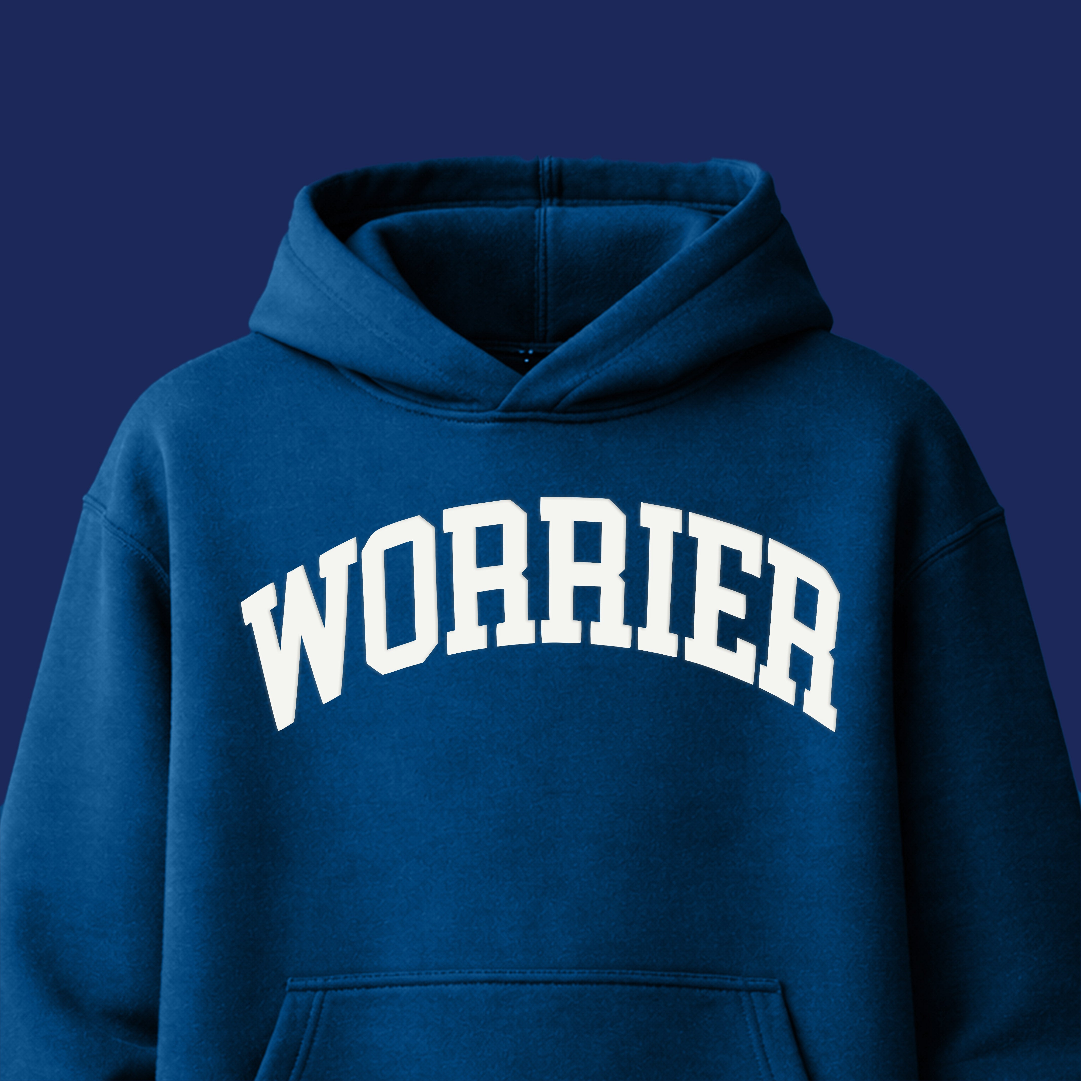 Worrier Hoodie (Diesel Blue)