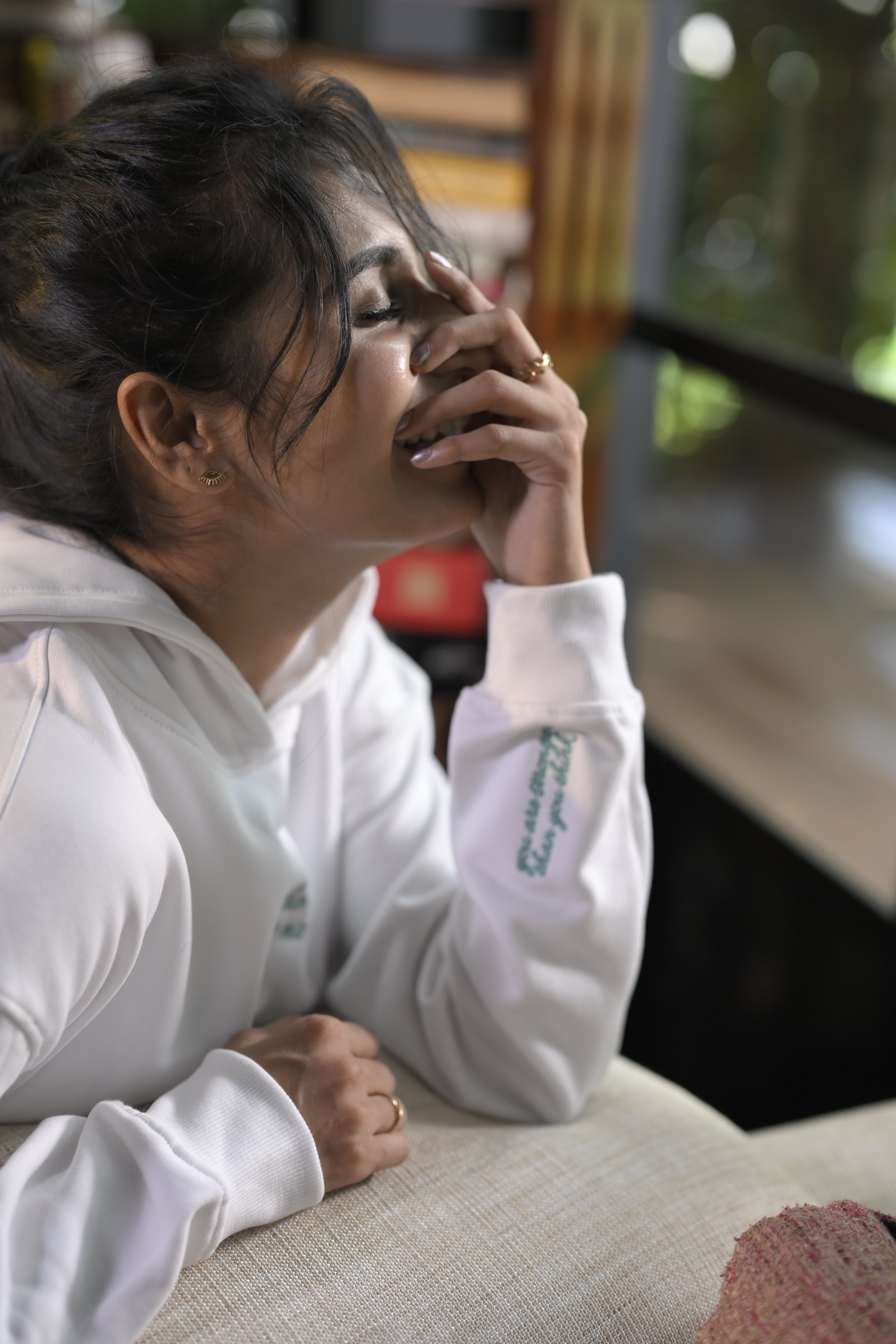 Bow Hoodie (White)