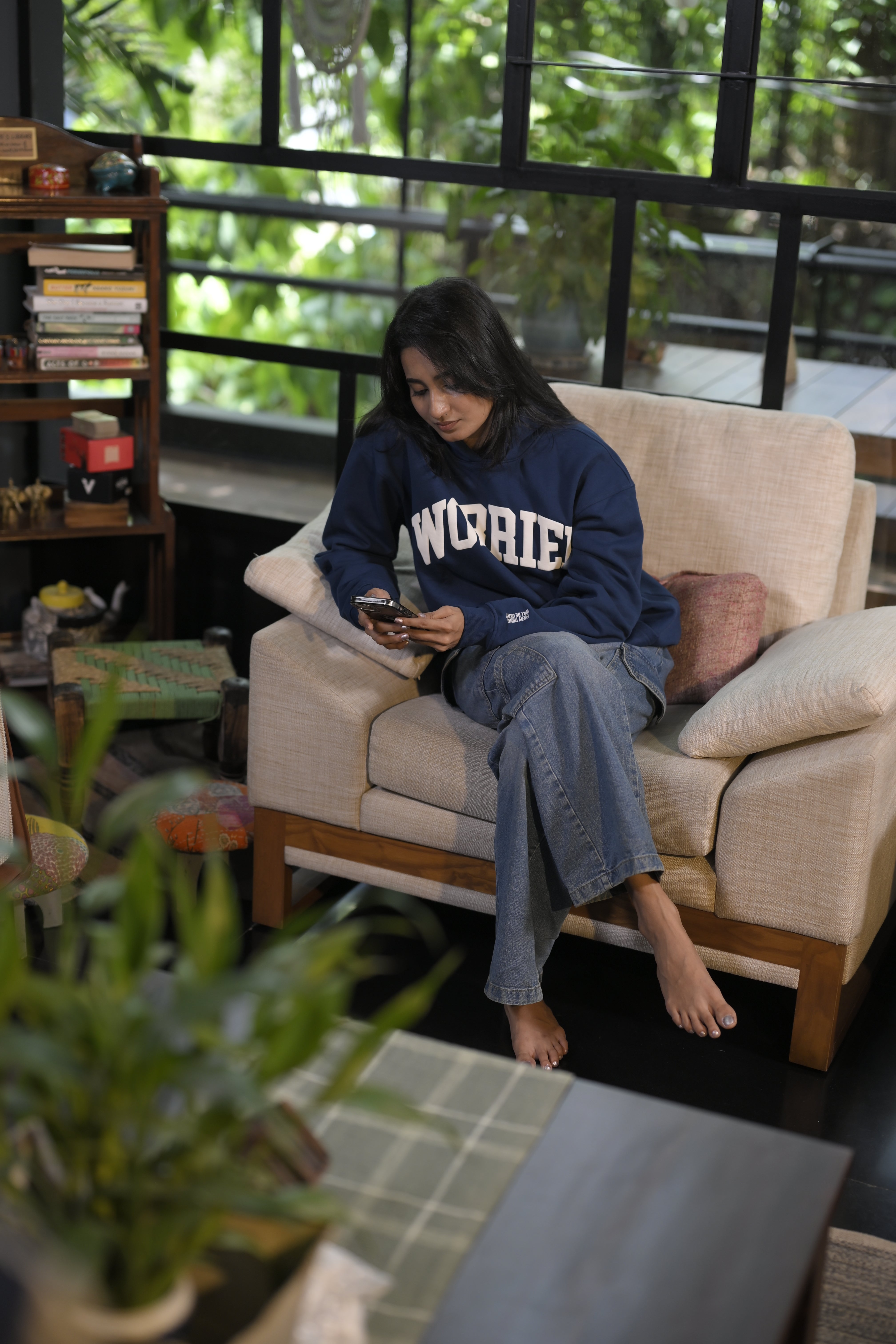 Worrier Hoodie (Diesel Blue)